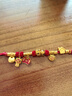 菜百首飾 黃金轉(zhuǎn)運(yùn)珠 足金古法盤纏圓環(huán)紅繩盤纏鏈轉(zhuǎn)運(yùn)珠 計(jì)價(jià) GF 黃金轉(zhuǎn)運(yùn)珠 約0.57g（中版） 曬單實(shí)拍圖