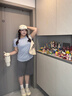 chicnear大碼運(yùn)動(dòng)短褲女胖妹妹胖mm瑜伽褲冰絲速干跑步健身褲 粉色 冰絲涼感 寬松遮肉 2XL 建議141-160斤 曬單實(shí)拍圖
