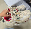 FILA 斐樂官方女鞋F(xiàn)LUID 5貓爪休閑鞋時尚復(fù)古運動鞋女鞋 斑鳩黃/蒼白-TP 37.5 曬單實拍圖