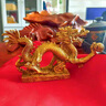 子木雅居純銅祥龍擺件龍騰四海五爪金龍聚招財(cái)鎮(zhèn)宅客廳玄關(guān)辦公室風(fēng)水?dāng)[件 漢龍【長(zhǎng)約13cm】 曬單實(shí)拍圖