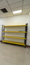 七序重型貨架置物架倉儲貨物架倉庫工具架地下室收納架快遞展示架 四層主架-黑黃色 【輕型150kg/層】200*60*200cm 曬單實(shí)拍圖