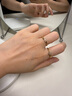 周大福RINGISM 愛無限符號18K金彩金鑲鉆石戒指女生日禮物U155435 9號-2380 曬單實(shí)拍圖