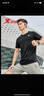 特步運(yùn)動短袖T恤男夏季速干男裝冰絲上衣戶外訓(xùn)練學(xué)生送爸爸 曬單實(shí)拍圖