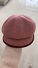 恒源祥帽子女?huà)寢岠喩嗝泵丶雍窭先四棠虝r(shí)裝帽老太太棉帽秋冬 皮紅 可調節 曬單實(shí)拍圖