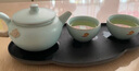 萬仟堂（Edenus）茶具套裝 陶瓷茶具茶盤茶杯套裝茶具禮盒裝粉青釉 云起隨手禮 曬單實拍圖