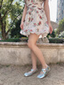 妙麗（Millies）品牌低跟單鞋女2025新款小眾瑪麗珍鞋百搭真皮舒適輕奢氣質(zhì)時裝鞋 銀色 37 曬單實拍圖