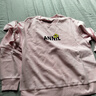 安奈兒（Annil）【商場(chǎng)同款】女童裝衛衣甜美時(shí)尚秋季圓領(lǐng)AG331620 蘇梅粉 150cm 曬單實(shí)拍圖