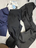 七匹狼【彈力+涼感+輕薄】休閑褲男2025夏季新舒適直筒商務(wù)男士長(cháng)褲男褲 001(黑色)抗紫外線(xiàn)涼感-2635 34 曬單實(shí)拍圖
