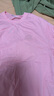 太平鳥男裝【商場(chǎng)同款】 后背潮流刺繡美式短袖T恤男潮B2CNF2514 微光淡紫1 L 曬單實(shí)拍圖
