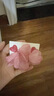耳夾無耳洞女粉色花朵雪紡花瓣心形耳環(huán)氣質(zhì)度假風(fēng)耳海邊夸張耳釘 【粉愛心雪紡花瓣/耳環(huán)】 曬單實拍圖