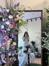 緋垚連衣裙法式甜美風(fēng)藍(lán)色碎花仙女裙夏季新款小個子女蛋糕裙短裙子 【藍(lán)色】 L 曬單實拍圖