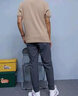 XJSGS官方國(guó)際正品牌男士高端t恤短袖夏季寬松翻領(lǐng)透氣輕奢男裝polo衫 高檔卡其色【現(xiàn)貨速達(dá)】 L 【建議120-145斤】 曬單實(shí)拍圖