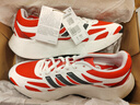 三葉草（Adidas）男女休閑鞋 時(shí)尚ADIZERO ARUKU舒適透氣運(yùn)動(dòng)鞋 紅白 42 曬單實(shí)拍圖