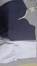 UNI QLO優(yōu)衣庫(kù)太舒服了棉麻感 藏藍(lán)色直筒休閑褲寬松顯瘦闊腿褲男女夏季 藏青色 2XL _【建議136-150斤】 曬單實(shí)拍圖