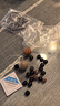 初享（CHUXIANG） 大金剛菩提配飾沉香崖柏鳳眼紫檀手持佛珠手串隔珠佛頭三通套餐仿古 牛角三通貔貅款 直徑約20MM   A27-101 曬單實(shí)拍圖