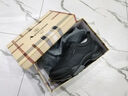 雅格獅丹（Aquascutum）男鞋2025新款牛皮透氣旋鈕扣休閑鞋男士戶(hù)外跑步運動(dòng)鞋 黑色 41 曬單實(shí)拍圖