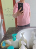 恒源祥夏季桑蠶絲短袖t恤女圓領(lǐng)寬松鏤空減齡半袖針織衫女大碼遮肚子 粉紅色 XL 體重110-120斤 曬單實(shí)拍圖