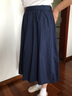 佐丹奴裙子女夏季新款文藝風(fēng)純色純棉府綢碎褶a字半身裙05465086 曬單實(shí)拍圖