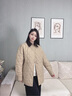 波司登25年新款輕薄羽絨服女短款90絨翻領(lǐng)拼接百搭巴恩風(fēng)外套B250135334 金沙卡其|7C91【暢銷(xiāo)色】 S 160/84A 體重約100-110斤 曬單實(shí)拍圖