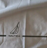 諾帝卡（NAUTICA）【商場同款】男裝夏季款酷美絲干爽透氣休閑短袖T恤男TM3201 白色1CW XL 曬單實拍圖