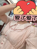 兩三事 停在云邊2.0 2025夏季新款甜美鏤空蕾絲拼接荷葉邊連衣裙 粉色 M 曬單實(shí)拍圖