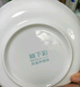 國玥骨瓷碗盤餐具釉下彩餐盤家用陶瓷飯盤簡約骨碟酒店西餐盤加大魚盤 云錦萬里8英寸深盤4個裝 曬單實拍圖