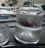 巧丂玻璃糖果罐果盤零食盤干果堅果水果盤茶幾茶點心盒多層零食收納盒 太陽花玻璃罐【3層】 曬單實拍圖
