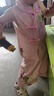 G.DUCKKIDS漢服女童棉綢套裝夏季2025新款洋氣時(shí)髦兒童新中式夏裝女寶兩件套 粉色漢服套裝 100 碼（身高80-90cm） 曬單實(shí)拍圖