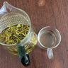 天喜（TIANXI）公道杯耐熱玻璃透明一體月牙茶壺過(guò)濾茶水分離家用分茶器茶具套裝 綠色600ml+迷雅杯四個(gè)裝 曬單實(shí)拍圖