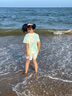 小熊精靈（xiaoxiongjingling）親子裝母女裝一家三口四口夏季休閑短袖t恤套裝特別的洋氣T家庭裝 笑臉套裝(上衣+褲子) 爸爸2XL碼(建議體重160-175斤) 曬單實拍圖