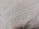 森馬（Semir）連衣裙女設(shè)計(jì)感重工繡花氣質(zhì)夏2025新款花邊翻領(lǐng)泡泡袖小白裙 米白10312 M 曬單實(shí)拍圖