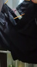 UR秋季新款女裝時(shí)尚氣質(zhì)通勤壓褶搭片寬松短褲UWU640051 黑色 M 曬單實(shí)拍圖