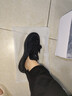 LINBUXAN廚房鞋防滑鞋女防水防油上班久站不累腳運動鞋女鞋春秋廚師工作鞋 黑色 防滑防油 36 遇油不滑 曬單實拍圖