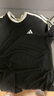 阿迪達(dá)斯 （adidas）短袖女裝上衣半袖運(yùn)動(dòng)服休閑透氣圓領(lǐng)t恤 JY7612 黑色  M  曬單實(shí)拍圖