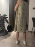 歌倩雅軒之婷【超柔軟】吊帶睡裙女夏款棉薄款甜美滿印郁金香睡衣裙子 D2366138 M 曬單實(shí)拍圖