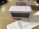 德國(guó)鬧鐘學(xué)生專用起床神器多功能智能電子時(shí)鐘兒童鐘表男女孩強(qiáng)力 基礎(chǔ)款-白色語(yǔ)音播報(bào) LCD大屏幕 曬單實(shí)拍圖