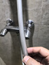 JOCBO【德國(guó)】淋浴花灑軟管通用接口加厚防爆防纏繞PVC蓮蓬噴頭4分軟管 銀【1.5米】加厚防爆PVC花灑軟管 曬單實(shí)拍圖