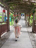 Classic Teddy女童漢服兒童連衣裙中大童裝國風(fēng)網(wǎng)紗裙子古風(fēng)國潮衣服 粉色 140  曬單實拍圖