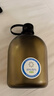 樂(lè )基因（nalgene）運動(dòng)塑料水杯隨手杯進(jìn)口水壺軍訓大容量便攜式扁形戶(hù)外健身防漏 1777-9909棕色（黑鷹） 1000ml 曬單實(shí)拍圖