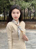 CHANEELR & KARITH官網絲巾女2025新款領巾裝飾圍巾桑蠶絲真絲披肩秋季小方巾送女友 熱帶叢林 曬單實拍圖