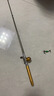 何健弓鋼筆魚(yú)竿小釣魚(yú)竿路亞竿兒童竿套裝袖珍玩具伸縮釣魚(yú)竿套裝 1m 金色鋼筆竿+小鼓輪 曬單實(shí)拍圖