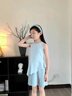 moonkids童裝女童網(wǎng)球裙子速干連衣裙2025夏季新款兒童冰絲涼感運(yùn)動(dòng)百褶裙 6142藍(lán)色速干連衣裙 150 cm 曬單實(shí)拍圖