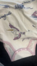 DOMIAMIA新生兒包屁衣寶寶服飾嬰兒哈衣0-6-12個(gè)月衣服 沙鷗群島-花邊瑩緞款 66cm 曬單實(shí)拍圖
