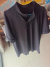 利郎冰氧酷立領(lǐng)短袖polo衫男涼感夏季2025  2XL180/96A 黑 M 165/84A 曬單實(shí)拍圖