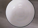 肅匠陶瓷餐具簡約盤子碗套裝純白釉下彩餐具套裝釉下彩碗碟套裝微波爐 山田16件套(4碗4盤4勺4筷) 16頭 曬單實拍圖