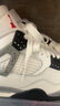 NIKE耐克Air Jordan 4 Retro AJ4白水泥 2025復(fù)刻版 男子復(fù)古籃球鞋 FV5029-100 41 曬單實拍圖