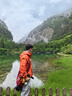 美津濃硬殼單層沖鋒衣三合一戶外防風防水登山服徒步爬山夾克外套春秋款 新款硬殼橘紅（腋下雙拉鏈） XL 曬單實拍圖