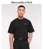 ABERCROMBIE & FITCH【重磅情侶款】男裝25夏季新款字母Logo圓領(lǐng)短袖T恤KI123-5060 黑色 XL (180/116A) 曬單實(shí)拍圖