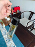 颯望德國一鍵開蓋高硼硅玻璃杯耐高溫防摔男士雙層保溫泡茶杯茶水分離 【雙層加厚】提繩款-銀色  320ml 曬單實(shí)拍圖
