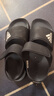 阿迪達斯 （adidas）童鞋露腳趾兒童涼鞋夏季款男童女童魔術(shù)貼軟底小大童沙灘鞋GW0344 GW0344 黑 38 碼/5uk/腳長23.5cm 曬單實拍圖